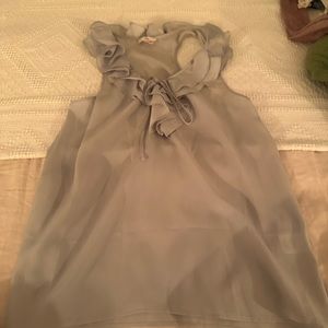 Joie sleeveless ruffle blouse size Small great condition